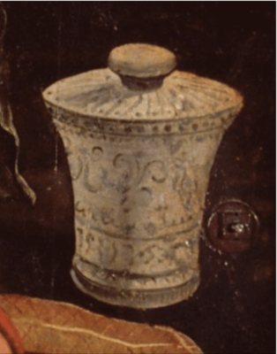 ointment jar, Issenheimer Altar
